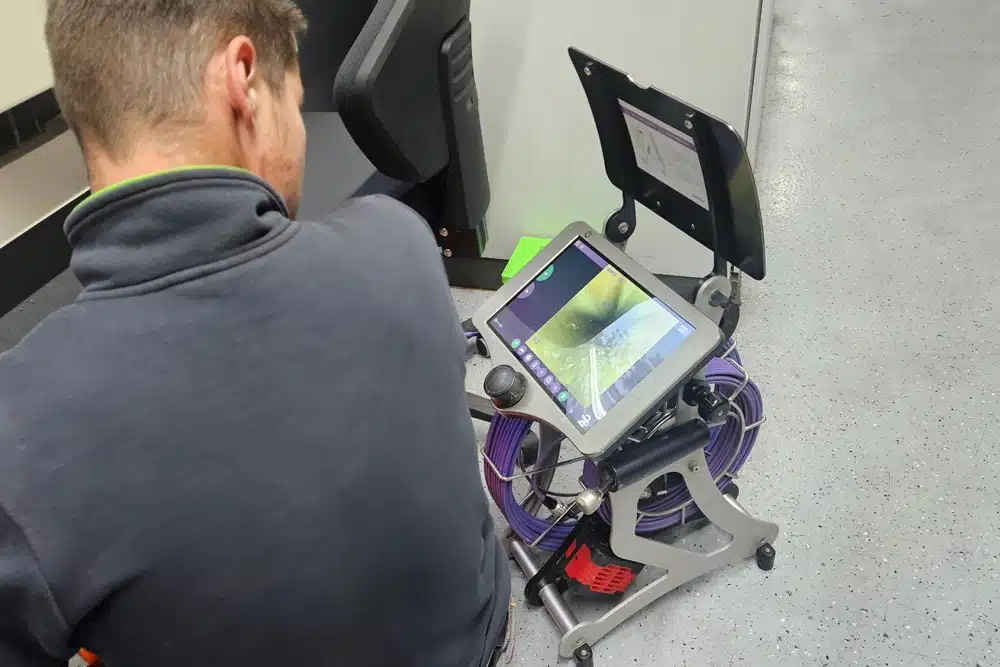 TV Kamerainspektion und Rohrortung im Abwasserrohr durch die TK-Rohrreinigung GmbH