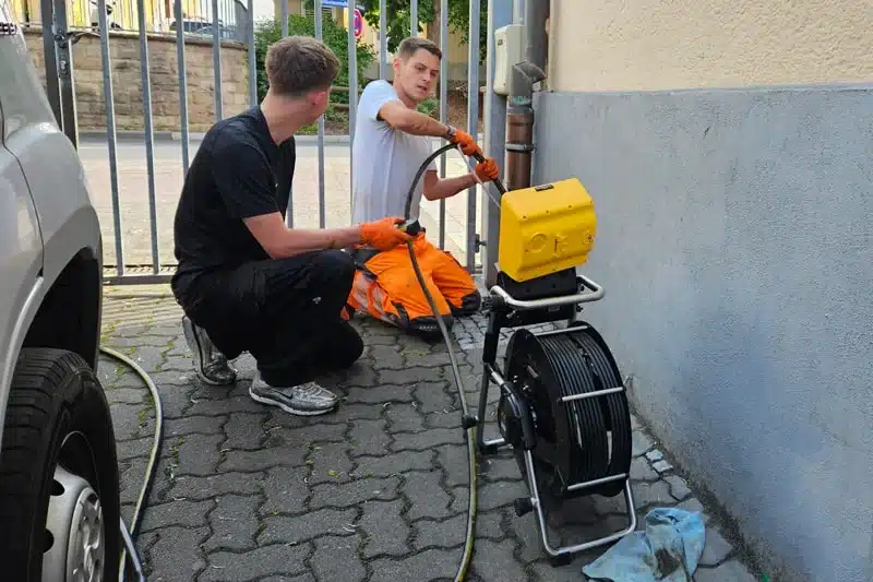 Kameratechnik für eine TV-Inspektion von Abwasserleitungen